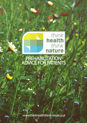 Cover page of the 'Prehabilitation advice' guide