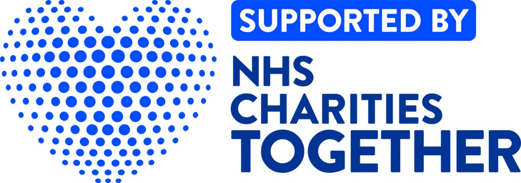 Logo- Supported by NHS Charities Together