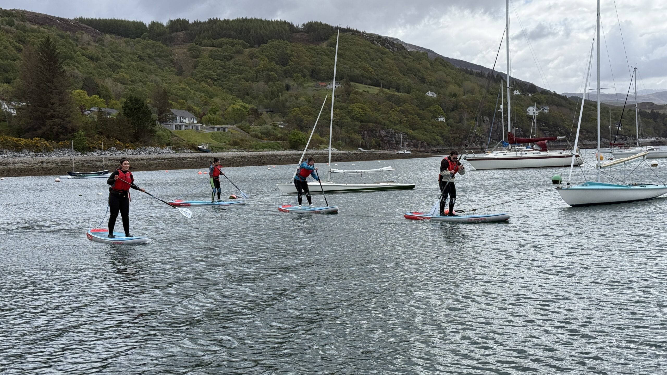 Women’s Stand-Up Paddleboarding initial lessons – Lochbroom, Ullapool